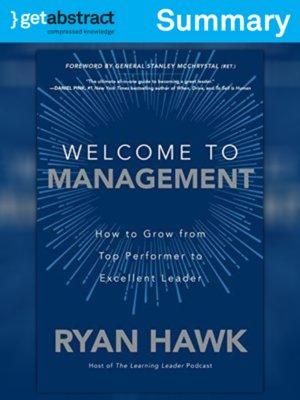 cover image of Welcome to Management (Summary)